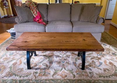 The Rustic White Oak Coffee Table