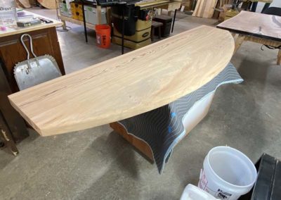 Handcrafted Solid Cypress Wood Countertop