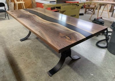 The Cincinnati Table With Steel Legs