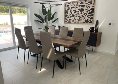 The Straight Modern Epoxy Table